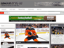 Tablet Screenshot of leagueittous.com